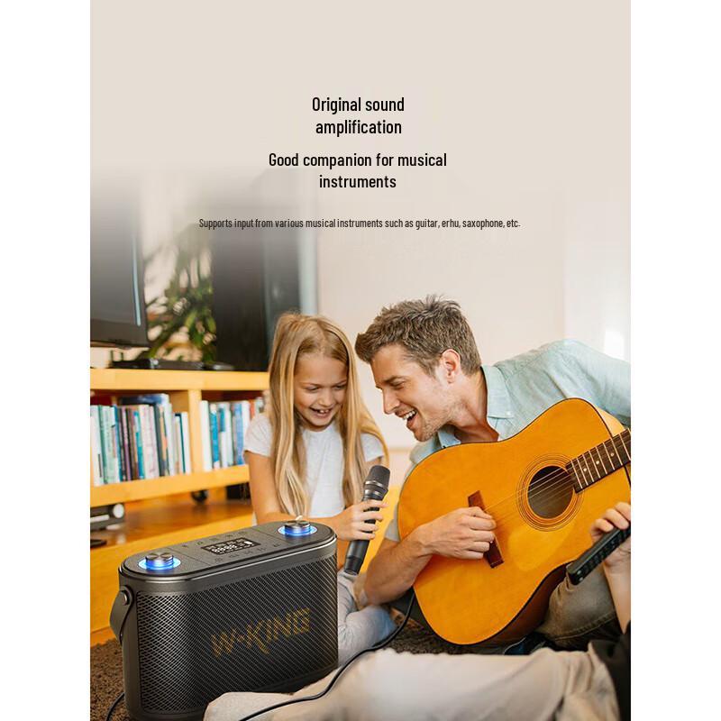 W-King H10II Portable HIFI Karaoke Bluetooth Speaker CN Plug (adapter Included)