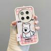 KEYSION Cartoon Cute Plush Embroidery Case for HONOR X9c 5G with Lanyard Shockproof Phone Cover for Huawei Honor Magic 7 Lite 5G