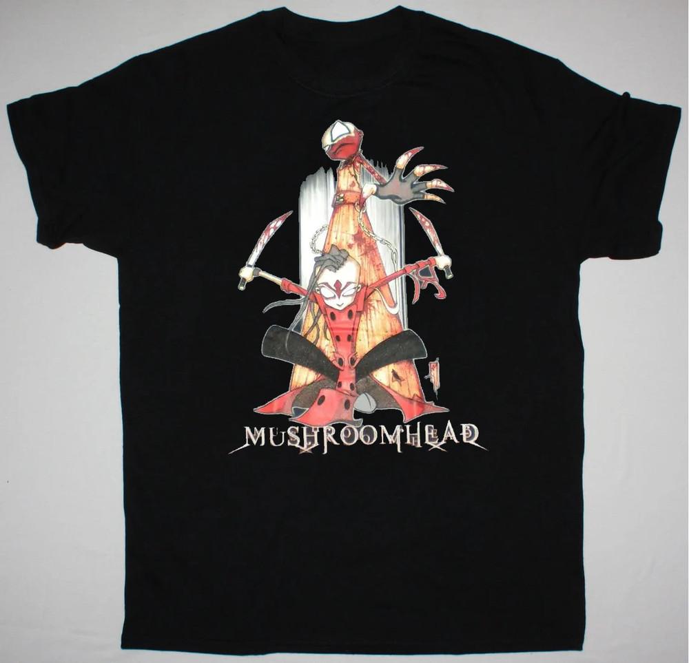 Mushroomhead Music On Stage Black T-Shirt Cotton Unisex Unisex T-Shirt M