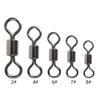 210lots Fishing Swivels Set with 5 Different Size Corrosions Resistant Metal Connectors for Professional Anglers