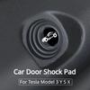 For Tesla Model 3 Y S X Car Door Shock Pad Anti-collision Closing Anti-shock Protection Soundproof Silent Trunk Buffer Gasket
