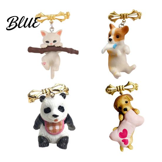 Brooch Pin Outfit Accessory Women Bow Cat Hug Branch Design