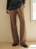 Oal Velvet Burnout Pants_Mocha Pink