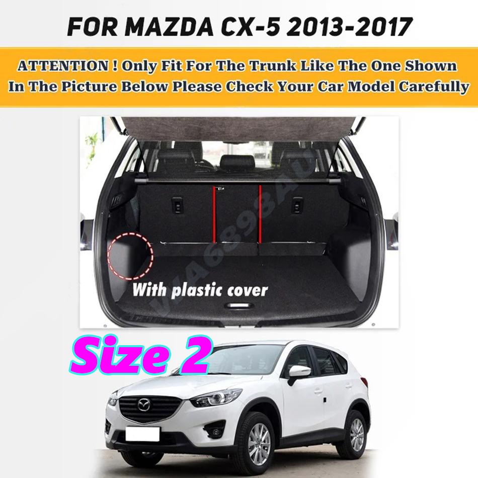 Car Trunk Mat For Mazda CX-5 2013 2014 2015 2016 2017 Custom High Quality Auto Interior Accessories Anti Dirty Leather Carpet