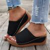 Summer Shoes Sandals Women Soft Sandals Ladies Slip On Sandals for Women Wedge Ladies Shoes Footwear Slipper Female