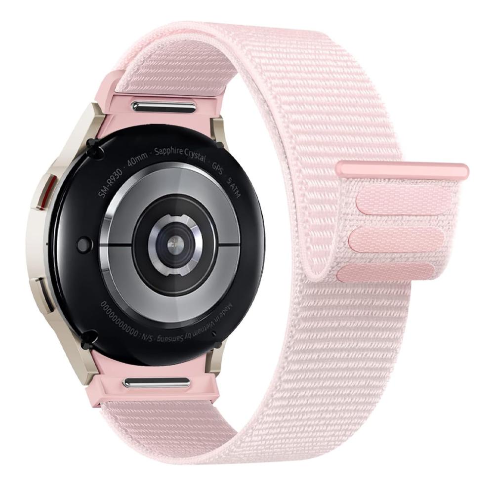 No gaps Band For Samsung Galaxy Watch 7 6 FE 4 Classic 5 pro 44mm 40mm 47mm 45mm Nylon Loop bracelet correa Galaxy Watch 7 Strap