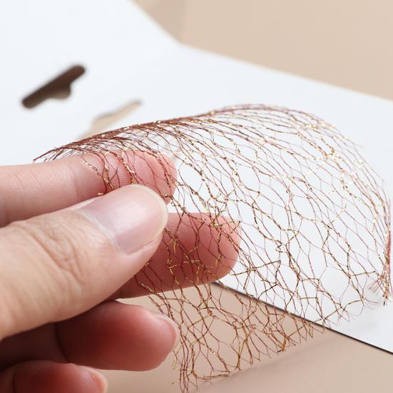 1Box Nail Mesh Stickers Paste Firmly Long Wearing Decal 3D Nail Art Mesh