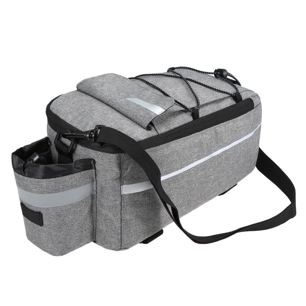 Lixada Insulated Trunk Cooler Bag Cycle Bicycle Rear Rack Storage Luggage Bag Reflective MTB Bike Pannier Bag Shoulder