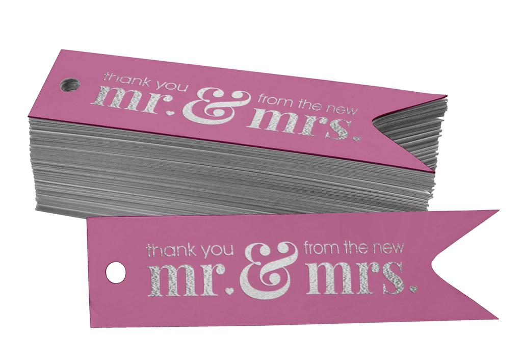 Inkdotpot Pack Of 100 Thank You From The New Wedding Favor Paper Tags Craft Real Gold Foil Hang