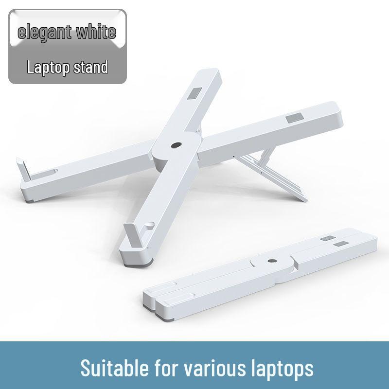 

Foldable Portable Laptop Stand Riser with Cooler for Office & Apple Computers