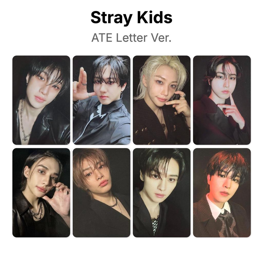 Stray Kids ATE Carta Ver. Cartão de foto oficial