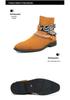 Stivaletti Chelsea da Uomo High Street Taglia Grande con Elastico Laterale, Punta Affilata e Dettaglio Catena alla Caviglia in Pelle Casual, Taglia 48.