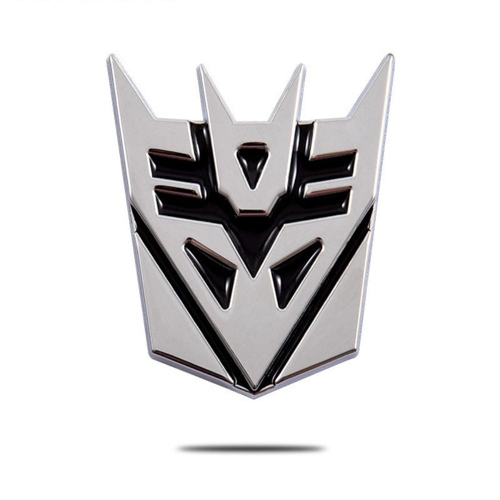 3D Car Stickers Transformer Badge Decepticon Emblem Tail Decal Cool Autobots Logo Car Styling Motorcycle Car Accessories