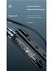 New Neck-Hanging Bluetooth Wireless Sports Earphones with In-ear Magnetic Silicone Design