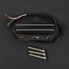 FLEOR Alnico 5 Tele Hot Rail Humbucker Bridge Fits Fender Tele Guitar Parts Pickup, Pickup, 9-10K,