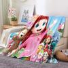 Serie Animata Rainbow Ruby Coperta per Bambini Lulu e Orso Coperta Carina Coperta per Intelligenza e Avventura Personalizzabile con Foto