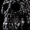 Halloween Skull Model Interior Decoration Resin Skull Head Halloween Whole Person Mold Home