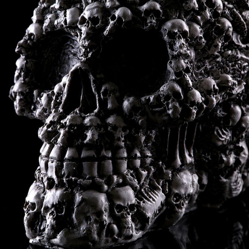 Halloween Skull Model Interior Decoration Resin Skull Head Halloween Whole Person Mold Home
