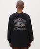 AVIREX GRAPHIC L/S T-SHIRT "THE KINGS" black 783-6130005
