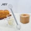 Suppen-Geschmacks-Mischer Doppelkopfwirbel, Edelstahl-Mixer-Stößel, Handmixer Miso-Auflöser-Löffel für Paste, Sahne, Eier, Leicht zu reinigen