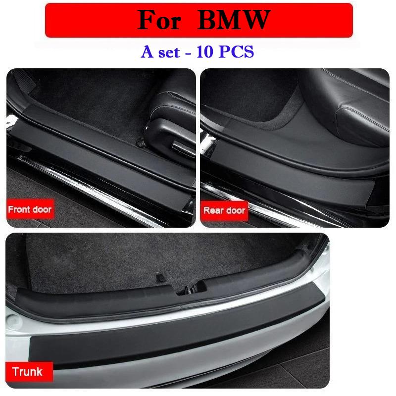For BMW X1 U11 U12 X3 X4 X5 Car Door Threshold Strip Trunk Protective Sticker Anti dirty Scratch Resistant Interior Stickers