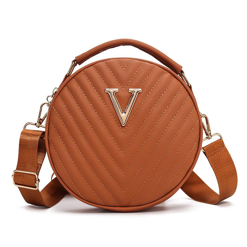 New European and American Large Capacity Women's Bag Simple and Fashionable One Shoulder Crossbody Multi Layer Bag