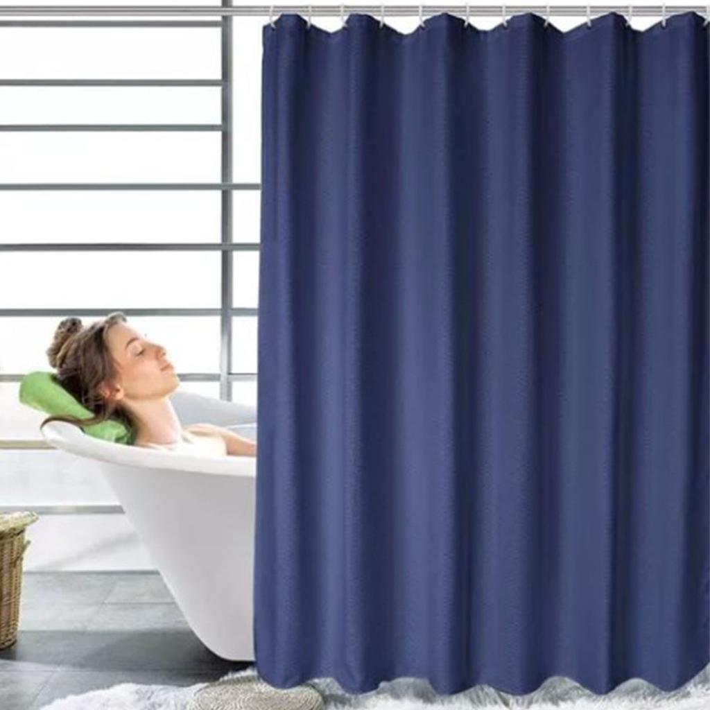 Waterproof Shower Curtain with Hooks Modern Thicken Polyester Shower Curtain for Home Hotel
