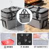 FREEAMG Insulated Soft Cooler Large Expandable with Convenient Perfect for and Box, Capacity, 30-45L, 5-Layer Insulation, Foldable, Waterproof,