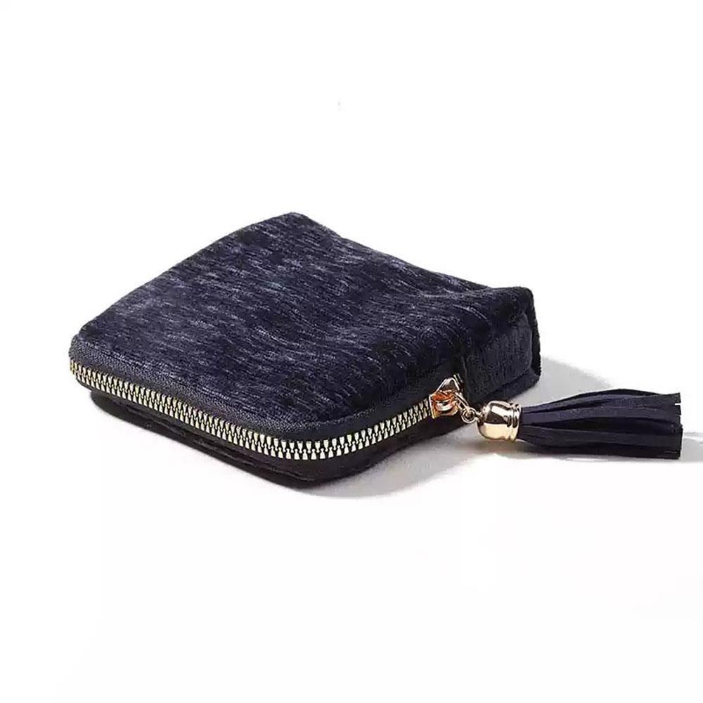 Portable Travel Jewelry Storage Bag Multi-layer Tassel Crystal Bracelet Storage Pouch Handheld Wallet Bracelet Jewelry Bags