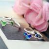 Elegant Adjustable Wedding Rings Dating Rings Tree Leaf Shape Opening Finger Jewelry Suitable for Woman and Man Present
