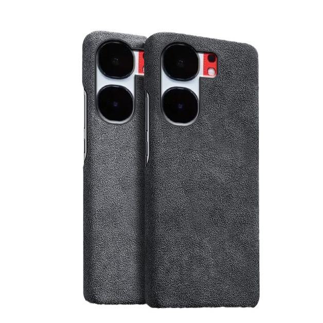 iQOO Neo7 Suede Half-Cover Racing Protective Case for 7SE Neo7 - Ultra-Thin Design.