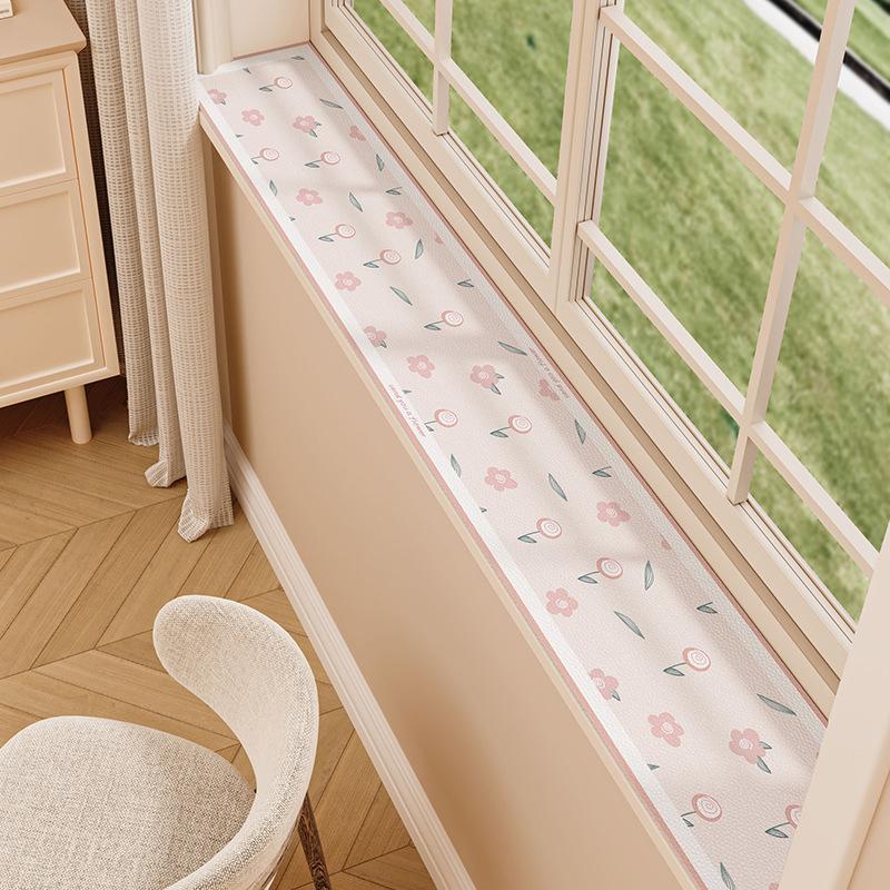 Bardzo Wąska Podkładka na Parapet Wodoodporna Podkładka Ochronna Przed Kurzem Podkładka Ochronna Ochrona Przed Słońcem Miękka Bez Diatomowa Zmywalna Podkładka na Parapet