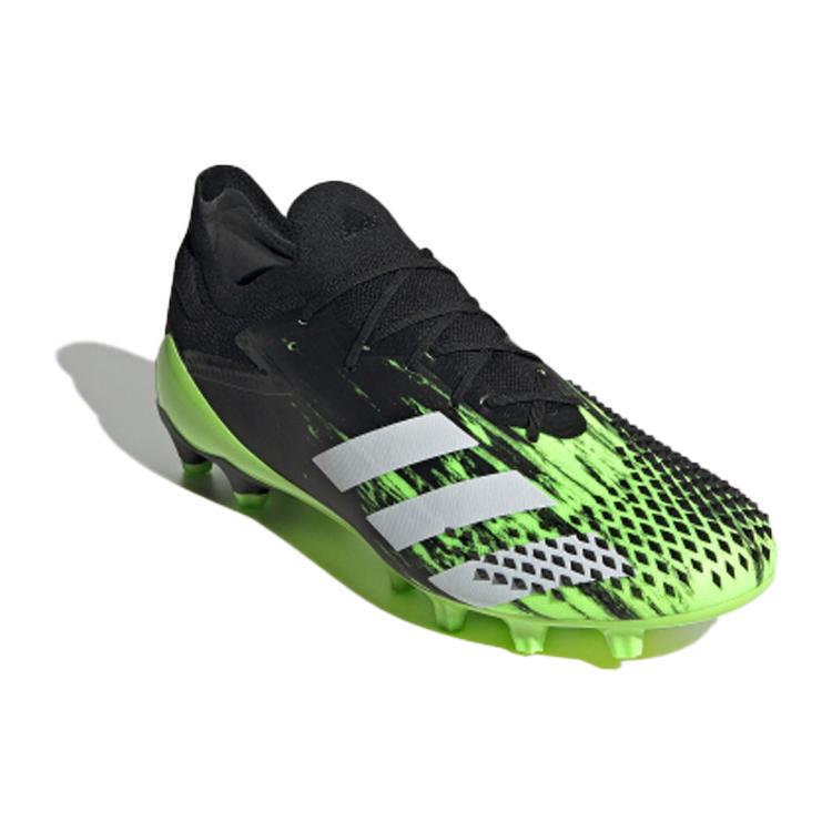 New Adidas Predator Mutator 20.1 Low Ag 'Black Signal Green' FW9748