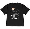 Korean Lazy Success Meme Cute Animal Shortsleeved Printed Tshirt Top Kawaii Rabbit Graphic Casual Streetwear for Women Unisex