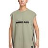 Nike Tank Tops Men's Light Green Gray/Black/Black Crew Neck Moderate Straight Fit IB2768-320