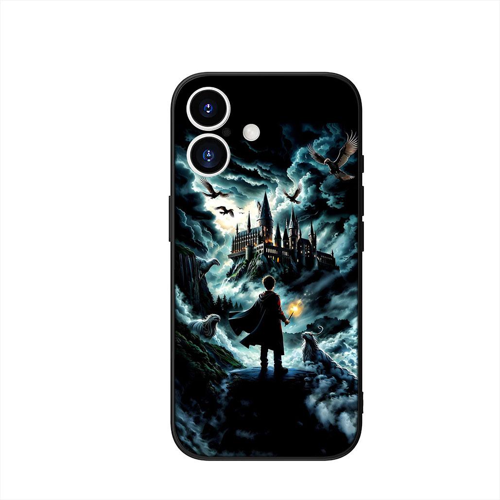 

Art H-Harries Poster Wand Potters Phone Cover Case for Apple iPhone 17 16 15 11 Pro XS Max XR 6 7 8 Plus + SE 2020 5 16E Casing iPhone 17 Pro