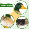 Duck Figurine Animal Sculpture Weatherproof Decorative Creative Garden Statue Outdoor for