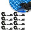 For Swimming Pool Cover Reel Belt System Black Color with Reinforced Seams and Extended Length for Easy Access