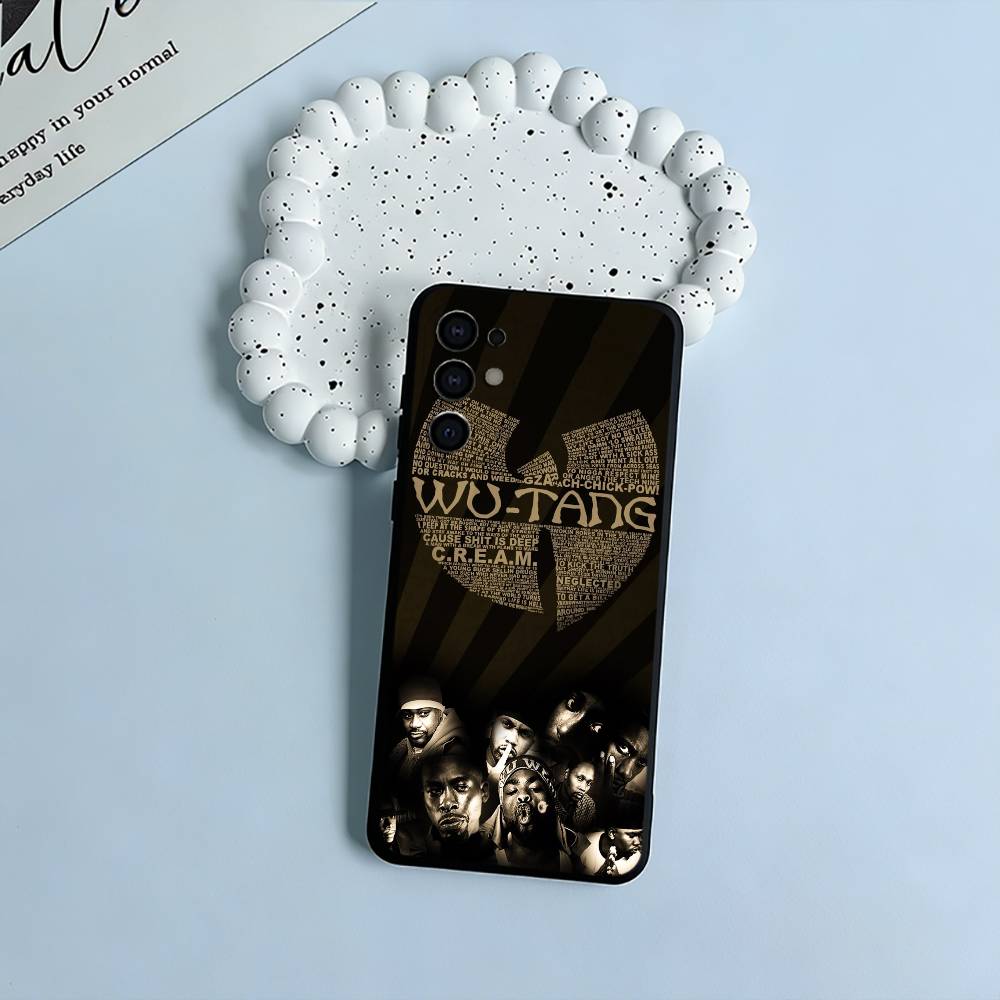 Wu-Wu-T-Tang -Clan Soft Silicone Case for Samsung S25, S24, S21, S22, S23, S30, Ultra, S20, Plus, FE, Lite-Black