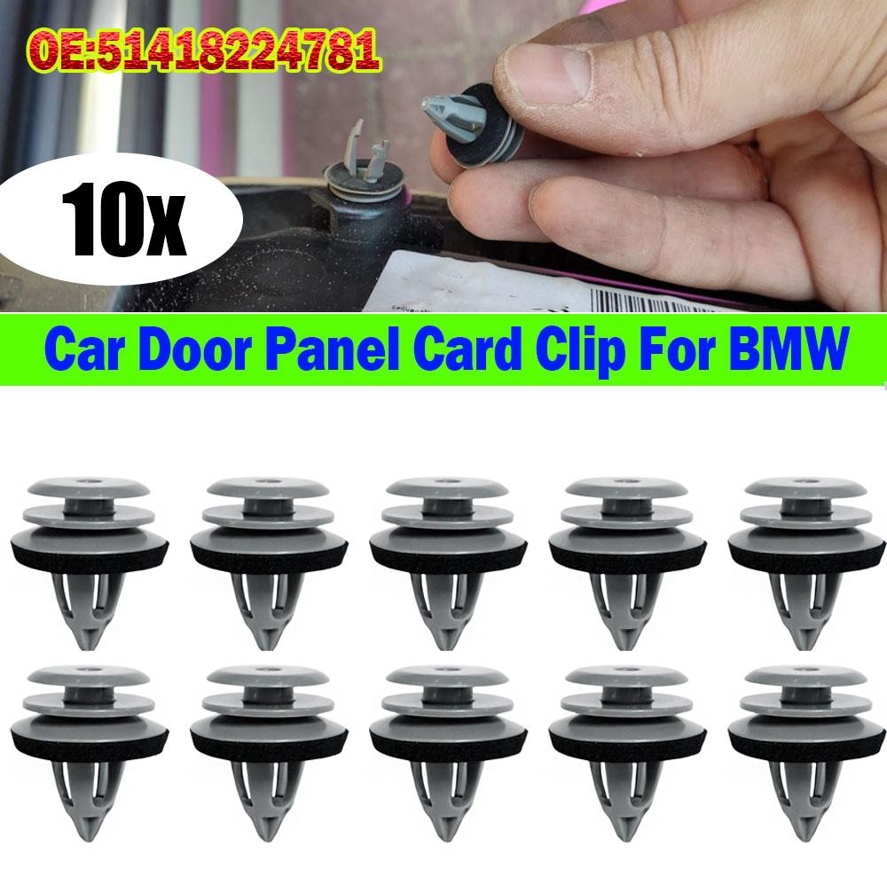 10 sztuk Panel drzwi samochodu pokrywa osłonowa klips mocujący nit dla BMW E88 F45 E36 E46 E90 E91 F32 F33 F82 E60 E61 X1 E84 X3 E83 F25 F26 51418224781