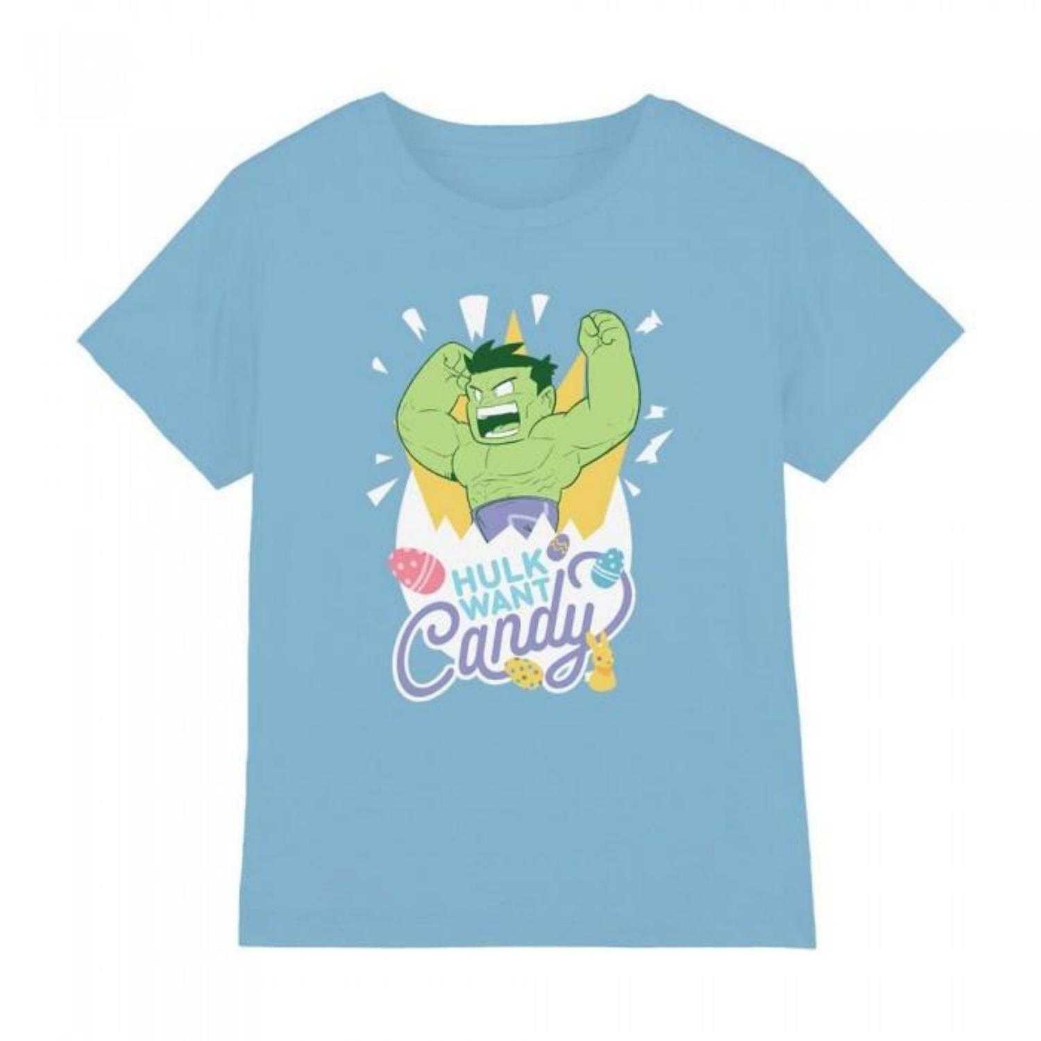 

Hulk Childrens_Kids Want Candy Easter T-Shirt S чёрный