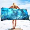 Sea World Beach Towel for Kids, Girl, Boys, Men, Women, Turtle Bath Print Pool Super Soft Plush