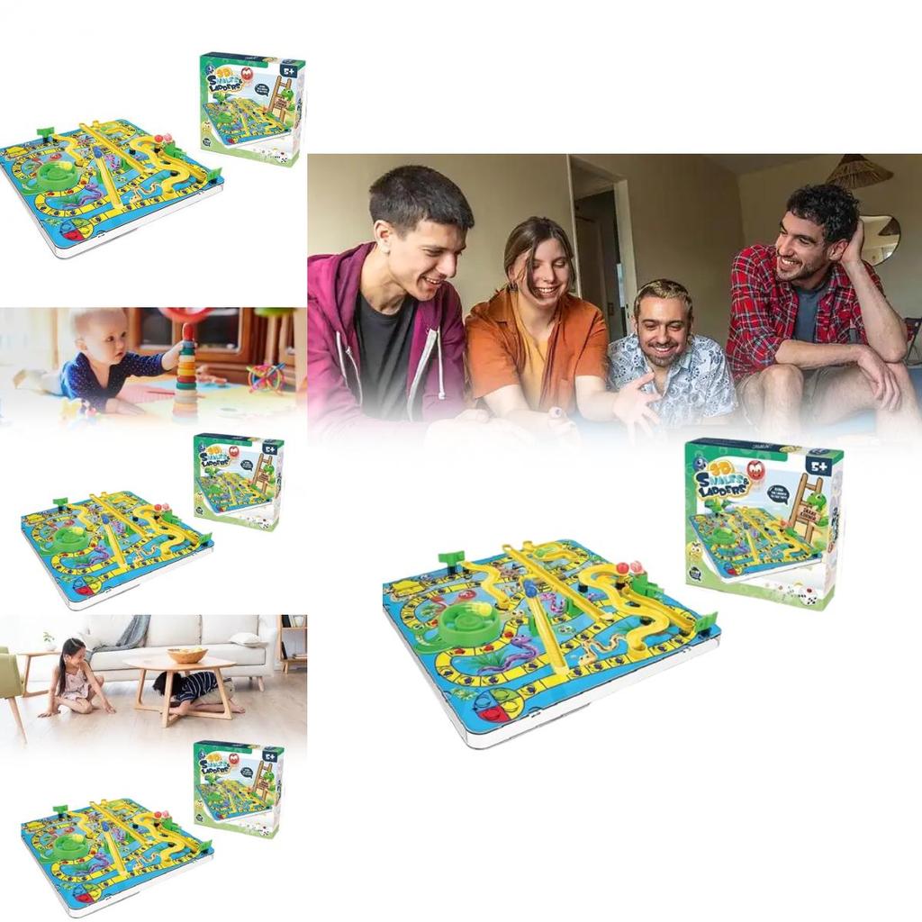 3d Snakes And Ladders Plastic Educational Board Game For Kids Develops Logic And Skills