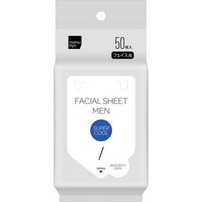 MatSukiyo Men S Facial SheetS Super Cool 50 SheetS