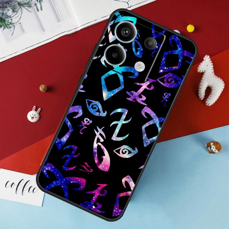 Shadowhunters Angelic Rune Logo Case For Xiaomi Redmi Note 12 11 10 9 8 13 Pro Plus 12S 11S 10S 9S 10A 9C 10C 12C 13C Cover