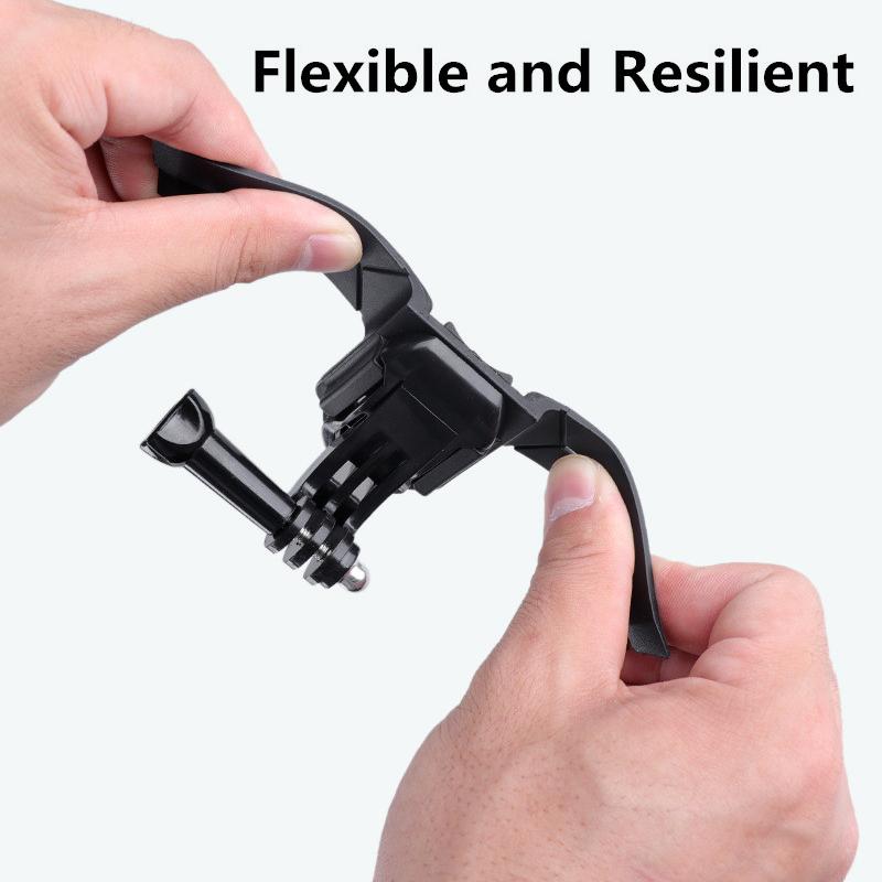 Motorcycle Helmet Chin Stand Mount Holder PVC ABS  for Gopro for Insta360 Camera Mount Cam Accessories Outdoor Cycling Supplies