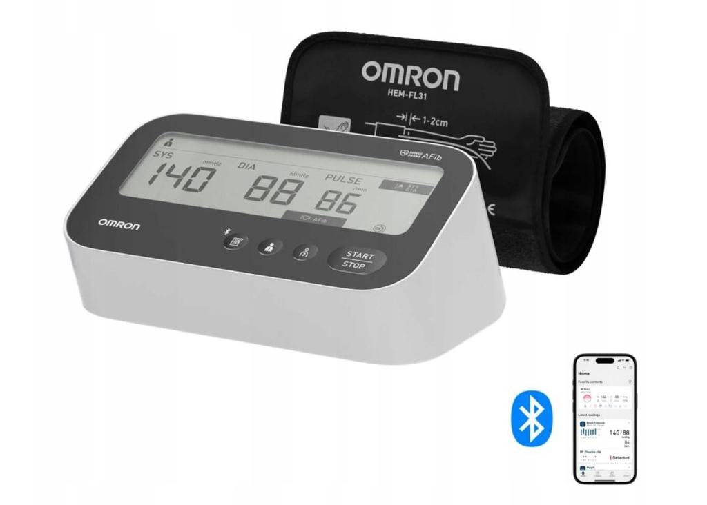 OMRON M4 Connect Afib Upper Arm Blood Pressure Monitor