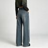 Women High Waisted Straight Leg Jeans Business Casual Outfits Loose Fit Straight Leg Denim Pants Relaxed Fit Wide Leg Jeans