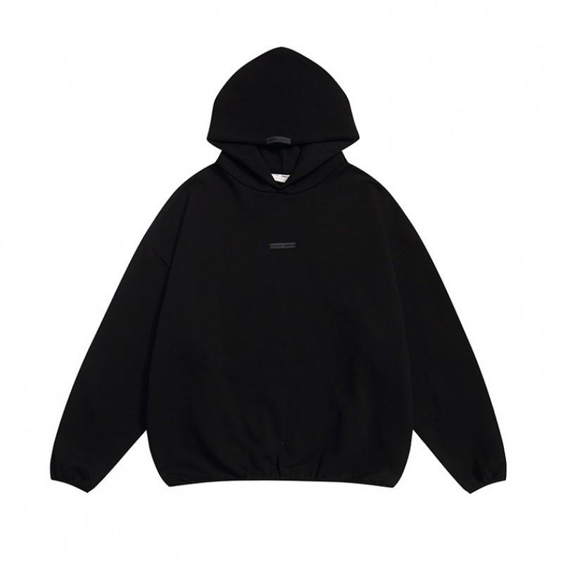 Unisex Streetwear Hoodie With Bold Letter Print Oversized Fit Fleece-Lined Cotton Sweatshirt