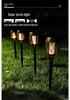 Solar Flame Torch Light - 12 LED Ground Stake for Courtyard Decoration (In Stock)